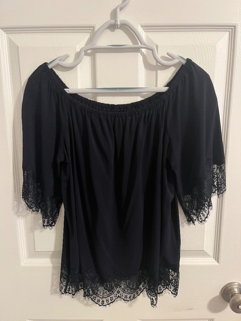 Banana Republic Blouse Top - Medium - Navy